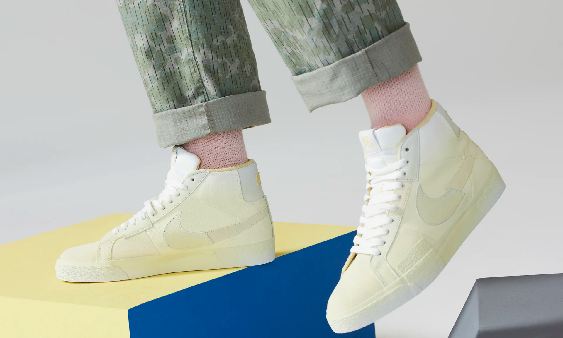 Giày Nike SB Zoom Blazer Mid PRM 'Yellow' DR9087-700 - Ảnh 5