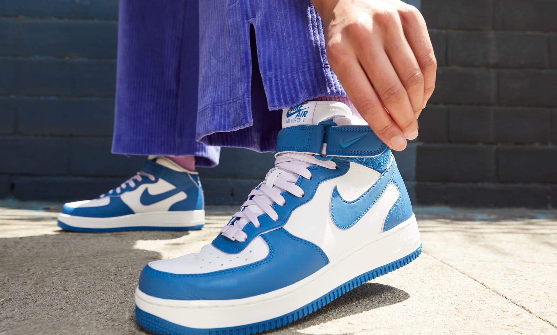 Giày Nike Air Force 1 Mid '07 'Military Blue and Doll' DX3721-100 - Ảnh 5