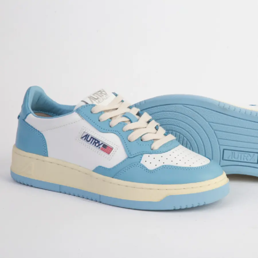 Giày Autry Medalist Low ‘Light Blue White’ AULM-WB08 - Ảnh 4