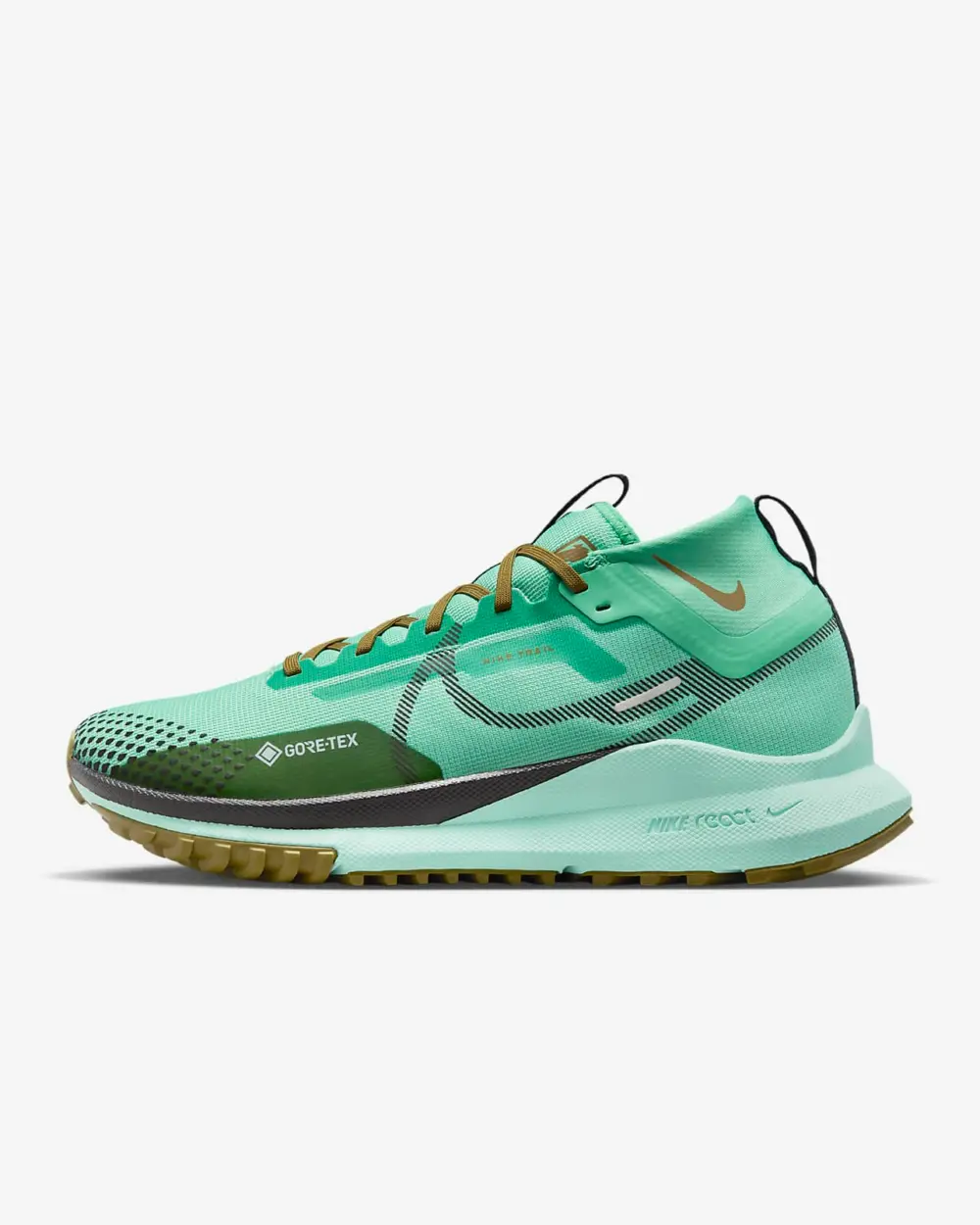Giày Nike React Pegasus Trail 4 GORE-TEX 'Spring Green Olive' DJ7926-301 - Ảnh 3