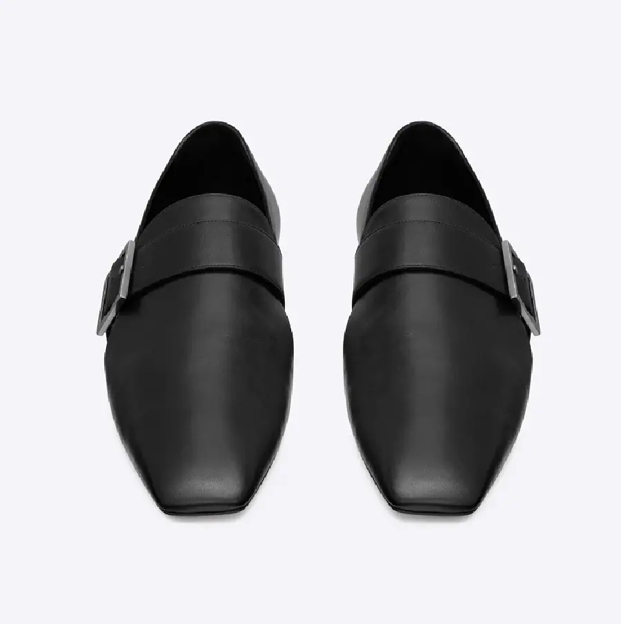 Alternative view of Giày Saint Laurent Tristan Slippers 'Black' 760485AACQW1000