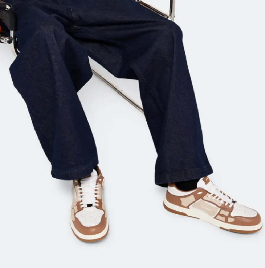Alternative view of Giày Amiri Skel Top Low ‘Brown’ PF23MFS005-242