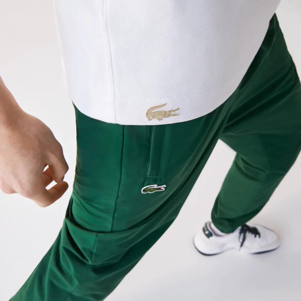 Alternative view of Áo Lacoste Men's Zippered Collar Regular Fit Reversible Piqué Polo PH1841-BRJ