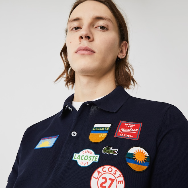 Áo Lacoste Chest Small Print SOUVENIR Polo PH1842-51G - Ảnh 3