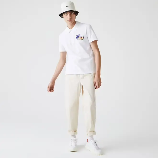 Áo Lacoste Chest Small Print SOUVENIR Polo PH1868-51G - Ảnh 4