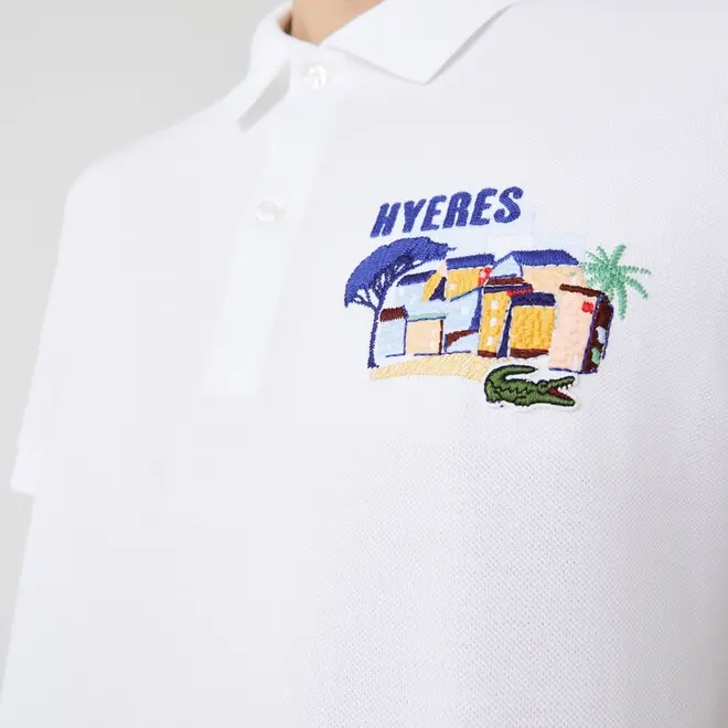 Áo Lacoste Chest Small Print SOUVENIR Polo PH1868-51G - Ảnh 3