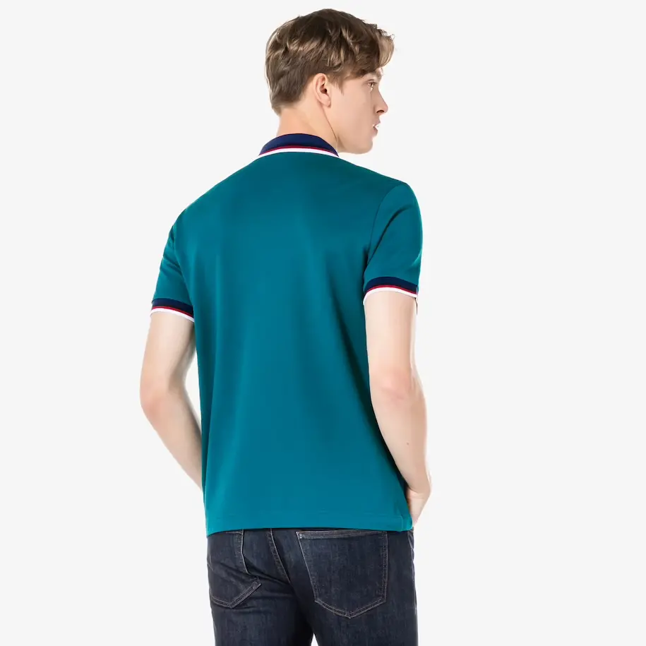 Áo Lacoste Men's Color Matching Semi Fancy Polo PH3461-51G-ZCD - Ảnh 5