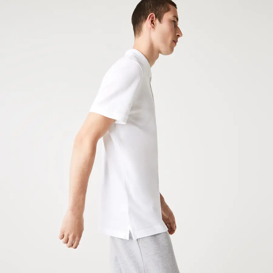 Áo Lacoste Slim Fit Petit Piqué Cotton Polo 'White' PH4012-00-001 - Ảnh 6