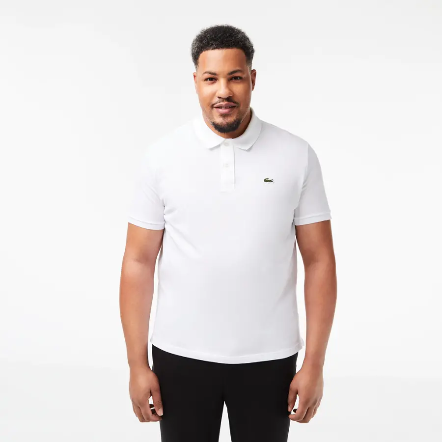Áo Lacoste Slim Fit Petit Piqué Cotton Polo 'White' PH4012-00-001 - Ảnh 7