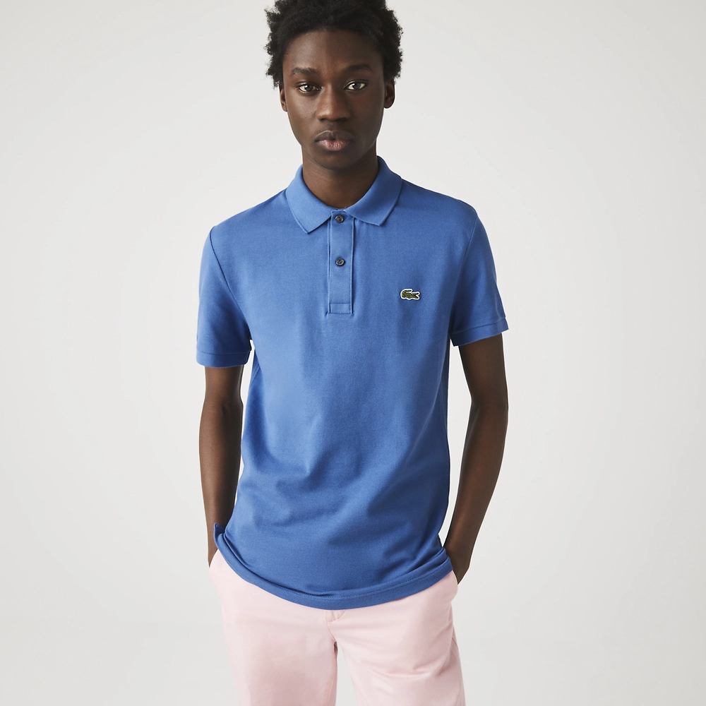 Áo Lacoste Slim Fit Polo 'Blue' PH4012-11-HN8 - Ảnh 5