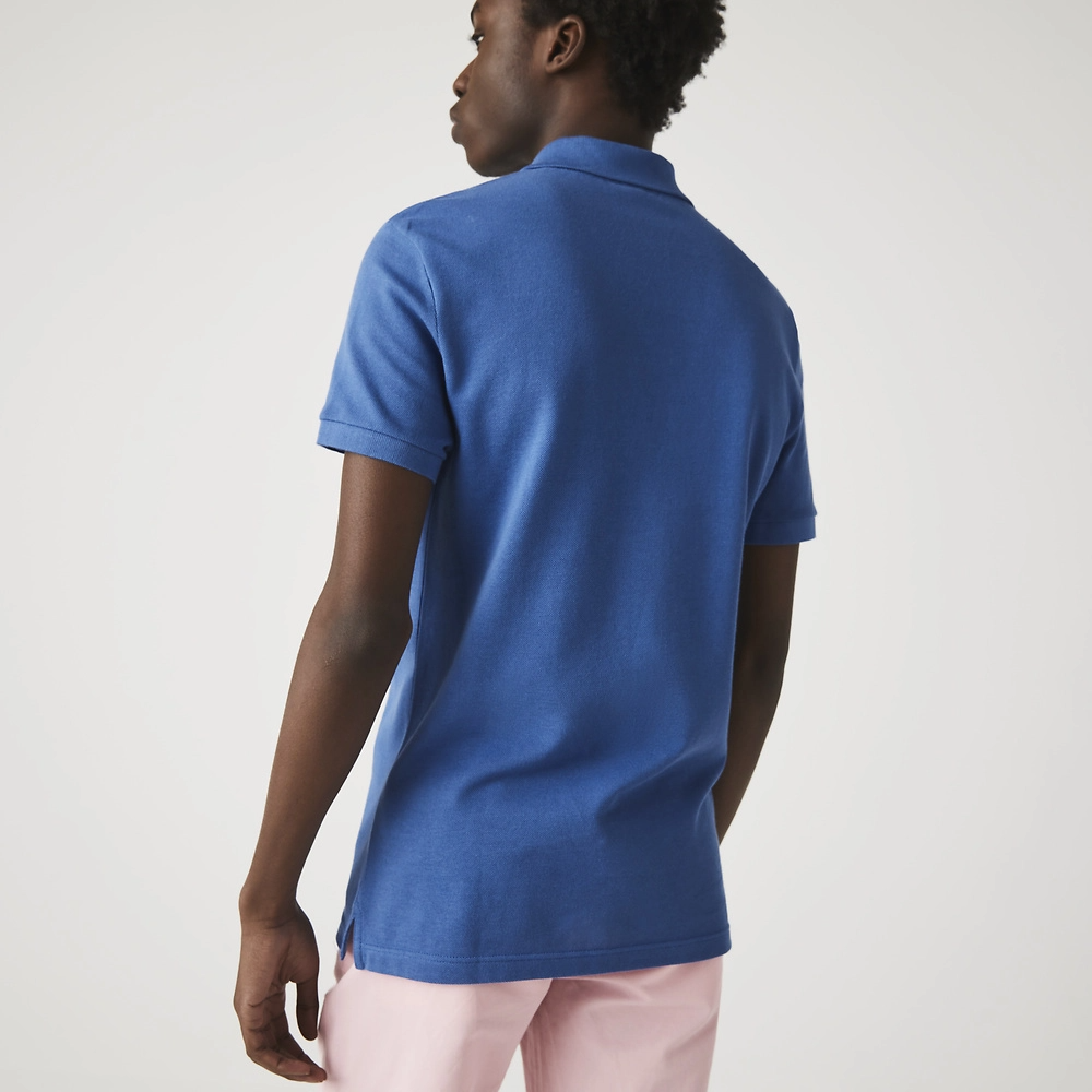 Áo Lacoste Slim Fit Polo 'Blue' PH4012-11-HN8 - Ảnh 4