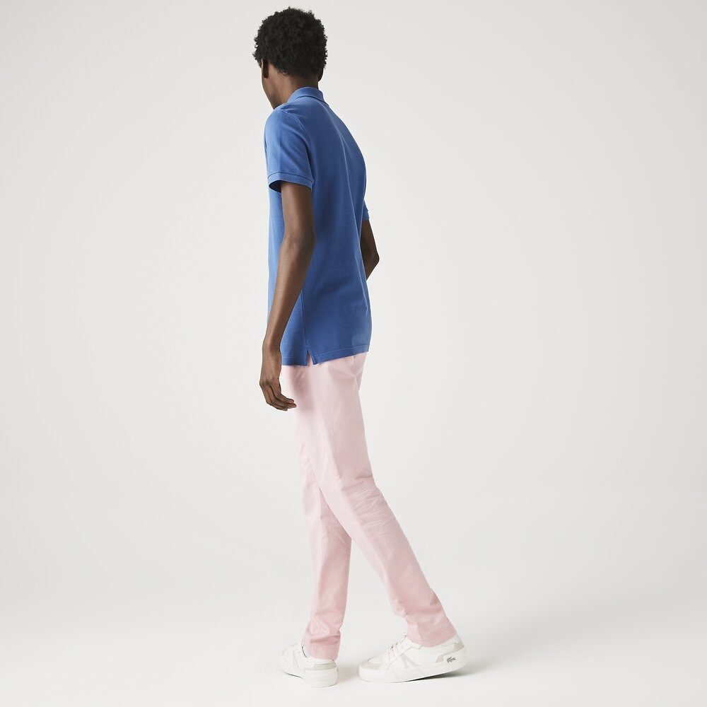 Áo Lacoste Slim Fit Polo 'Blue' PH4012-11-HN8 - Ảnh 6