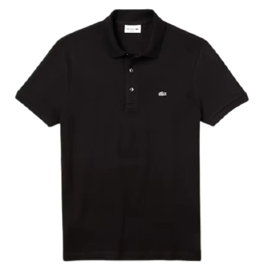 Áo Lacoste Petit Piqué Slim Fit Polo Shirt Black