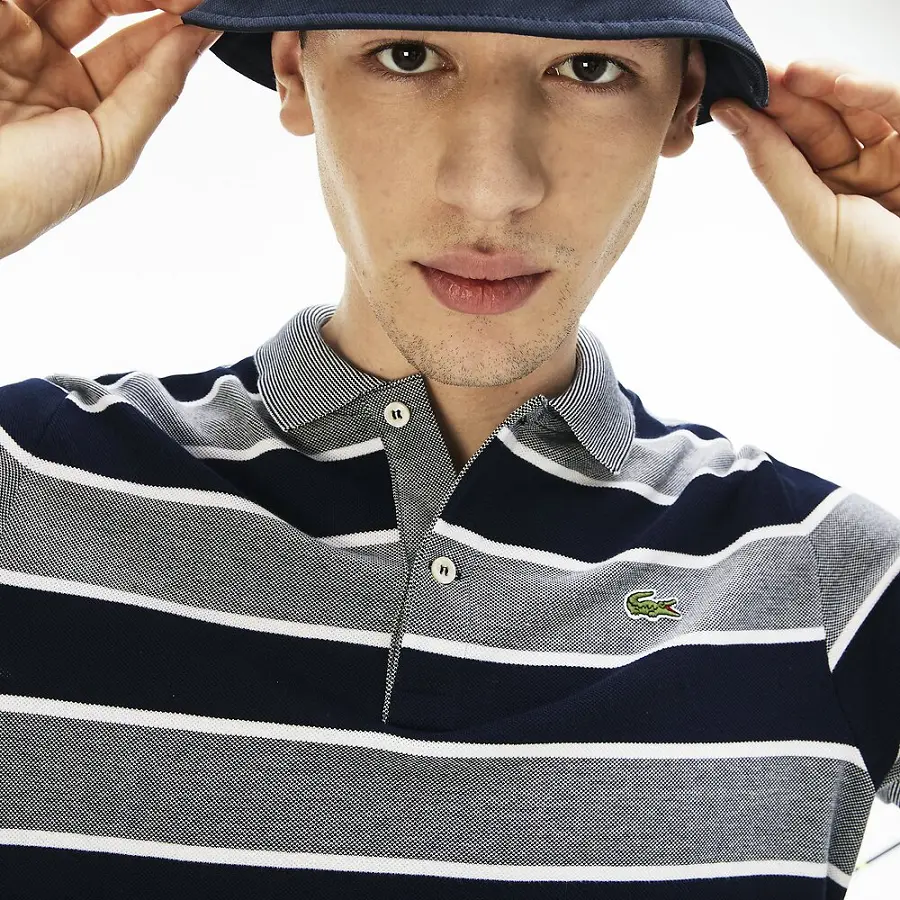 Alternative view of Áo Lacoste Men's Birds Eye Stripe Polo PH4241