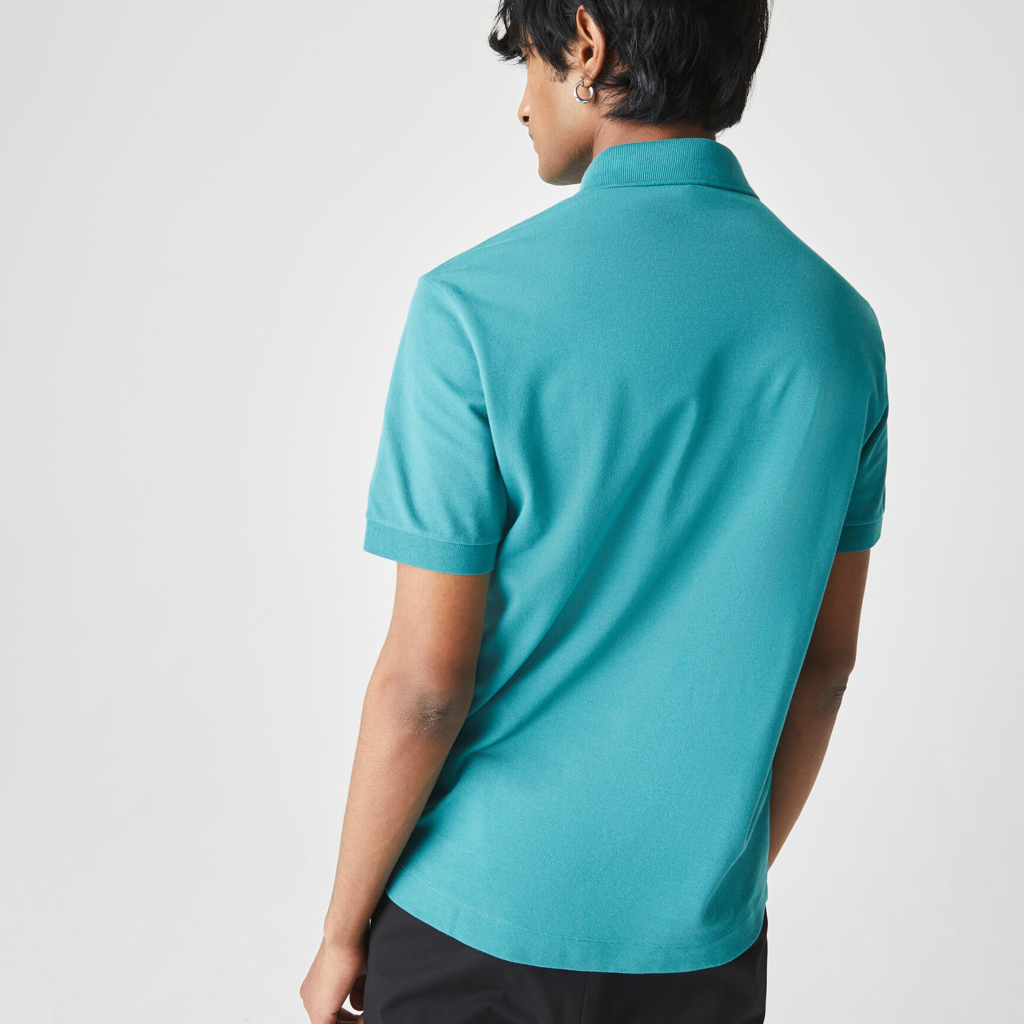 Áo Lacoste Paris Polo Shirt Regular Fit Stretch 'Blue' PH5522-F5T - Ảnh 3
