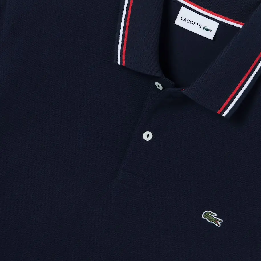 Áo Lacoste BBR Pin Color Short Sleeve Polo PH796E-51G-166 - Ảnh 4