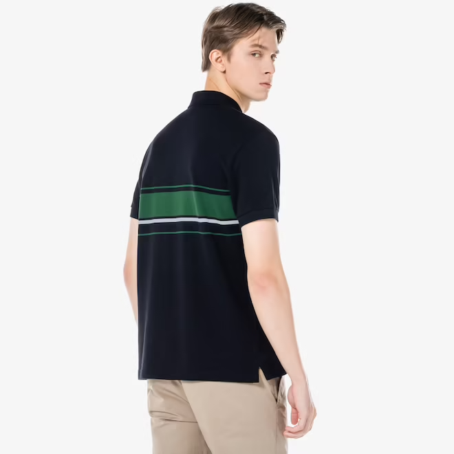 Áo Lacoste Bold Pinstripe Polo PH797E-51G - Ảnh 4