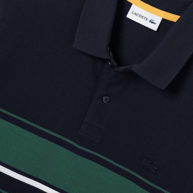 Áo Lacoste Bold Pinstripe Polo PH797E-51G - Ảnh 5
