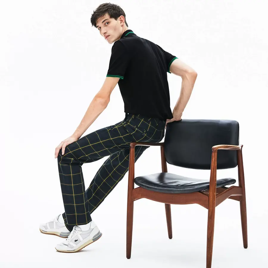 Alternative view of Áo Lacoste Slim Fit Cotton Pique Polo 'Diamond Badge'