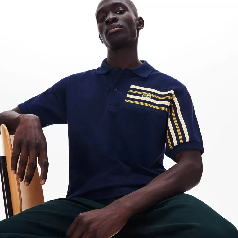 Áo Lacoste Cotton Pique Polo Shirt PH8534166 - Ảnh 4