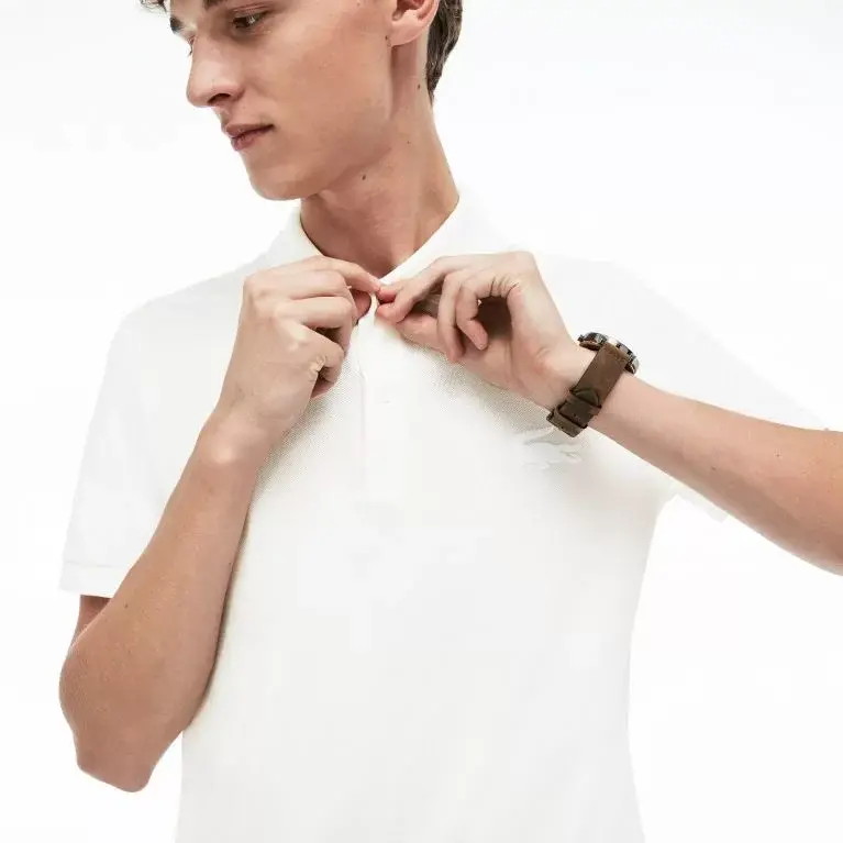 Áo Lacoste Cotton Petit Pique Polo PH9437-70V - Ảnh 3
