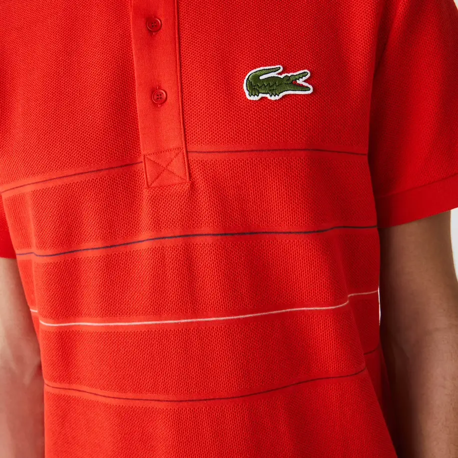 Áo Lacoste Men's MIF Chest 3 cPColor Polo PH9710-51G-GYW - Ảnh 5