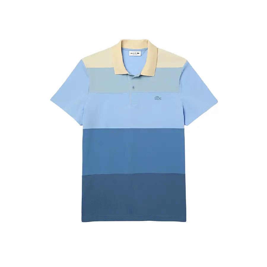 Áo Lacoste Gradient Color Block Polo Blue PH9719-51G