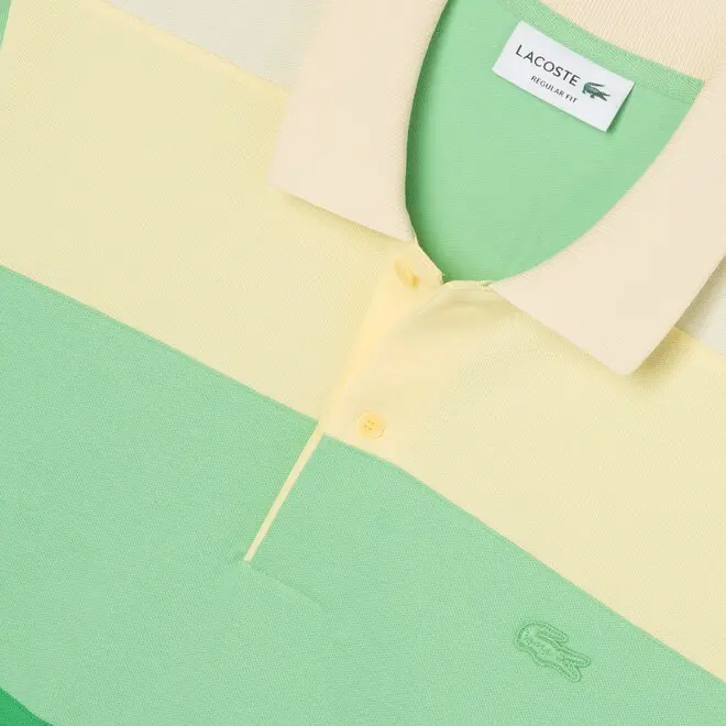 Áo Lacoste Gradient Color Block Polo Green PH9719-51G - Ảnh 6