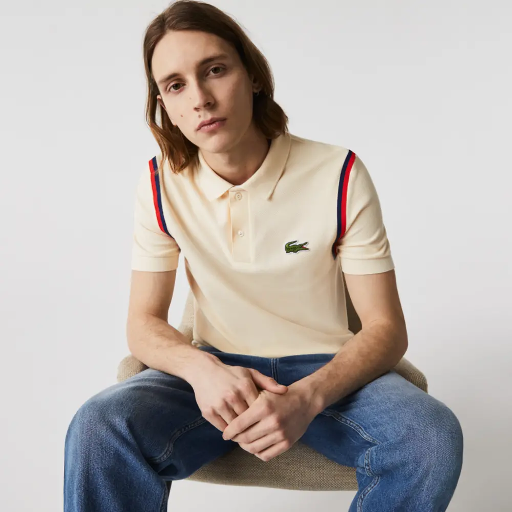 Áo Lacoste Made In France Regular Fit 'Pink' PH9728-056 - Ảnh 3