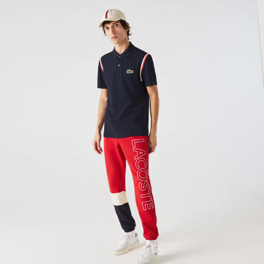 Áo Lacoste Men's Made In France Regular Fit Organic Cotton Polo Shirt - Ảnh 6