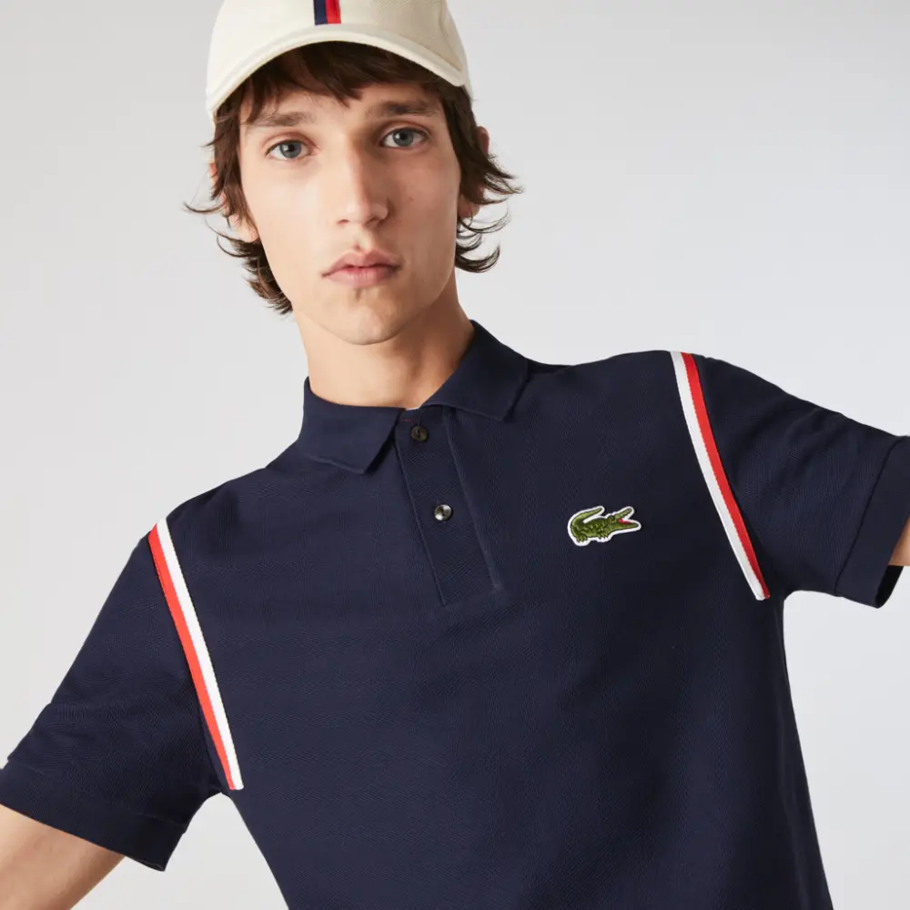 Alternative view of Áo Lacoste Men's Made In France Regular Fit Organic Cotton Polo Shirt