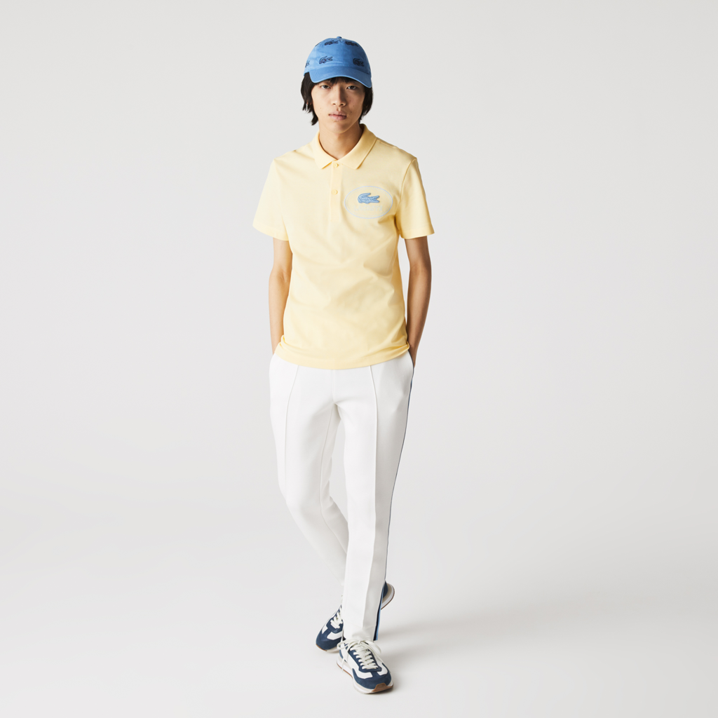 Áo Lacoste Men's Slim Fit Embroidered Crocodile PH9733-WWJ - Ảnh 4