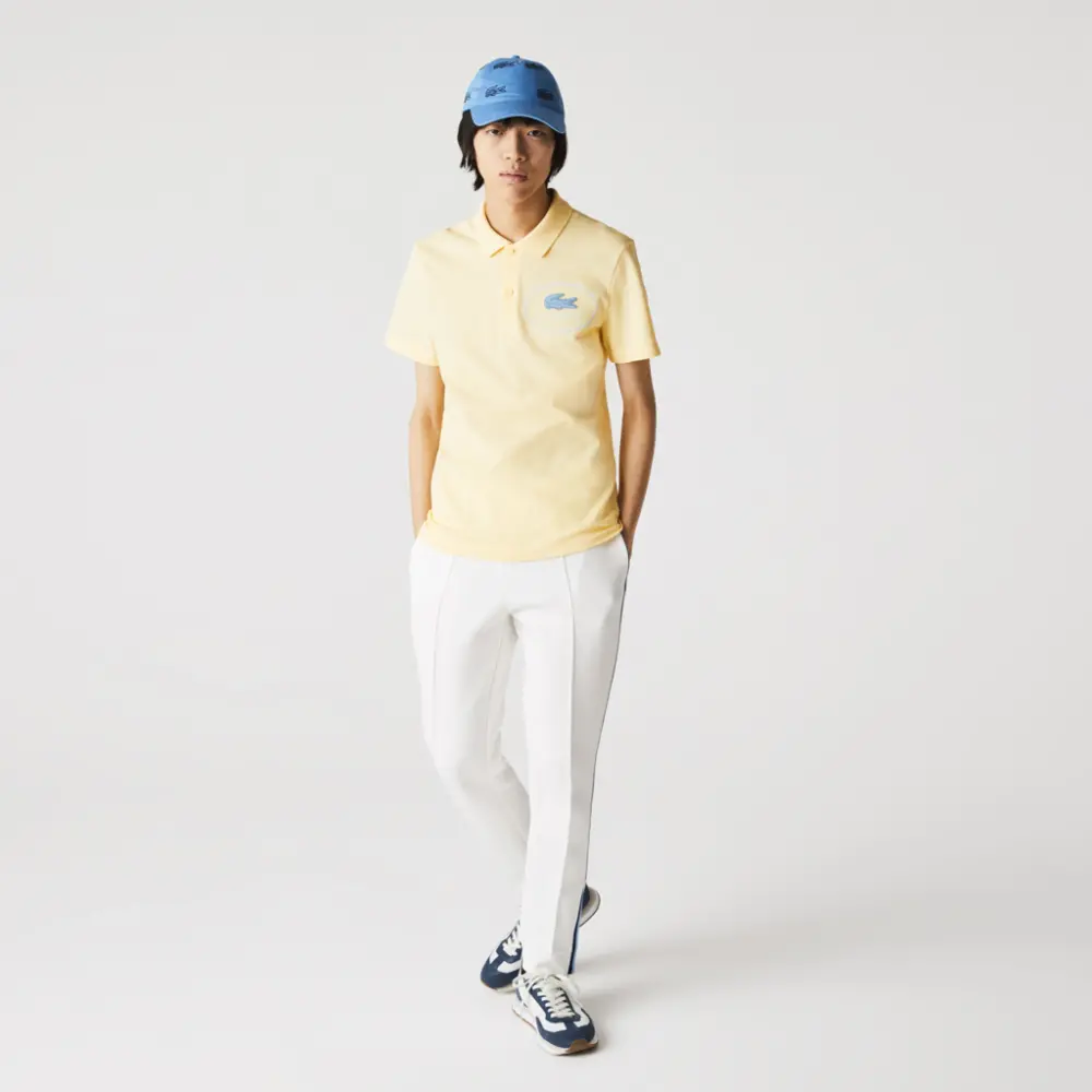 Áo Lacoste Men's Slim Fit Embroidered Crocodile PH9733-WWJ - Ảnh 4