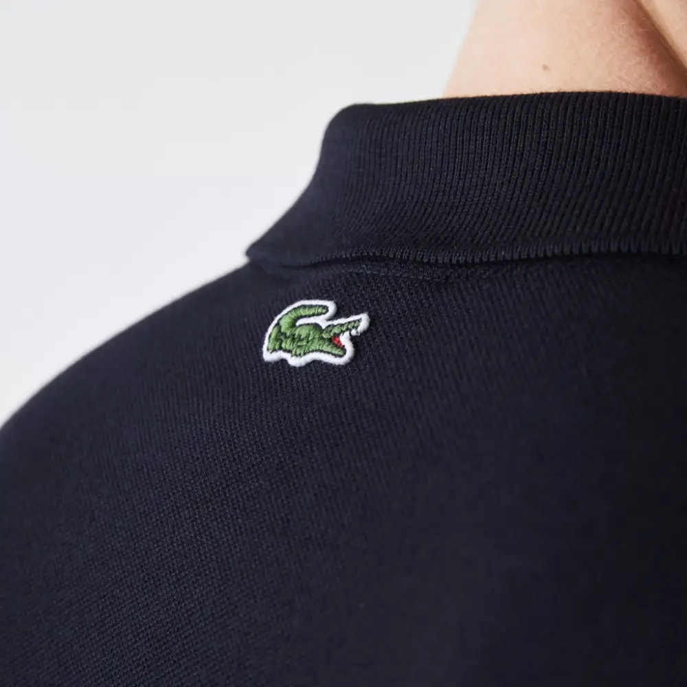 Áo Lacoste Men's Heritage Regular Fit Badge Cotton Pique Polo Shirt PH9764-HDE - Ảnh 3