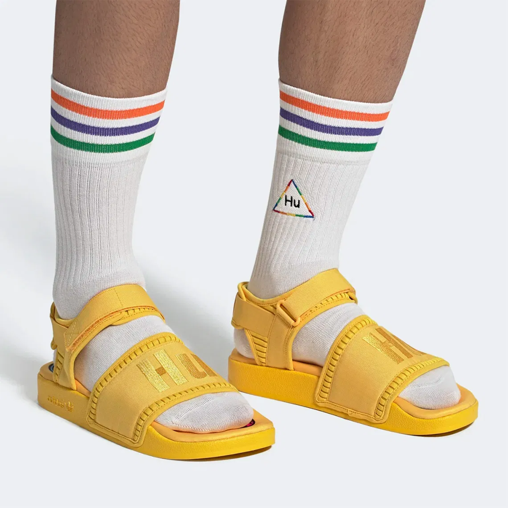 Dép Adidas Pharrell x Adilette 2.0 Sandal 'Bold Gold' EG7825 - Ảnh 4