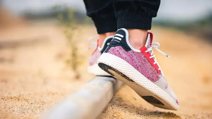 Giày Adidas Tennis Hu V2 Pharrell Solar 'Scarlet' BB9542 - Ảnh 7