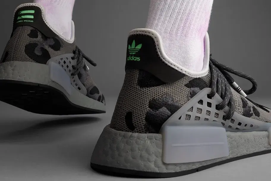 Giày Adidas NMD Hu Pharrell 'Animal Print Ash Grey' ID1531 - Ảnh 3