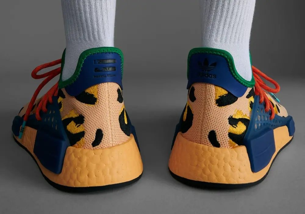 Giày Adidas NMD Human Race x Pharrell 'Animal Pulse Amber' HP3221 - Ảnh 5