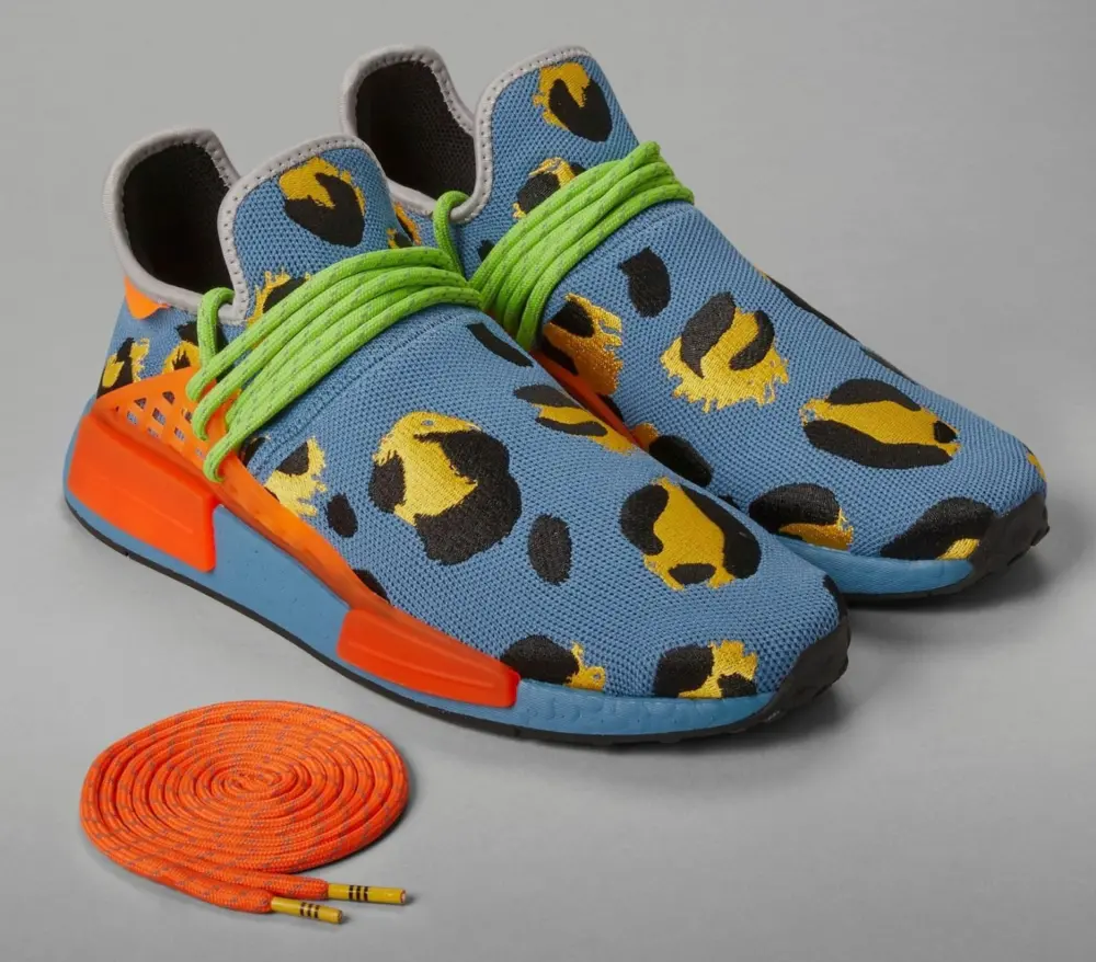 Alternative view of Giày Adidas NMD Hu Pharrell 'Animal Print Altered Blue' HP3220