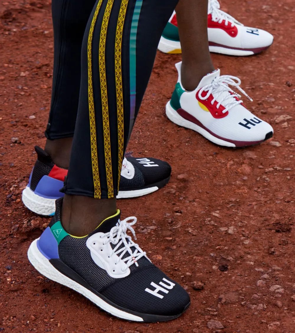 Alternative view of Giày Adidas Pharrell Williams Solar HU Glide 'Black' BB8041