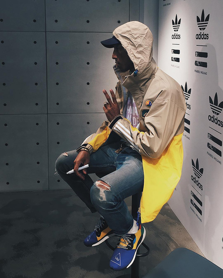 Giày Adidas Pharrell Williams X Adidas Solar Hu Glide 'Yelow' BB8042 - Ảnh 3