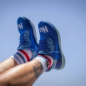 Alternative view of Giày Adidas Pharrell x Solar Hu Glide 'Power Blue' EF2377