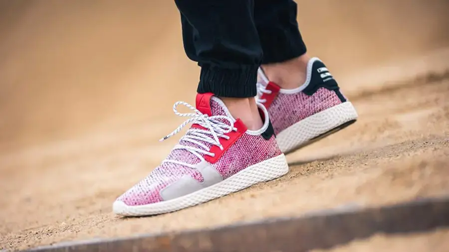 Giày Adidas Tennis Hu V2 Pharrell Solar 'Scarlet' BB9542 - Ảnh 5