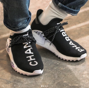 Alternative view of Giày Adidas Pharrell x Chanel x NMD Human Race Trail 'Chanel' D97921