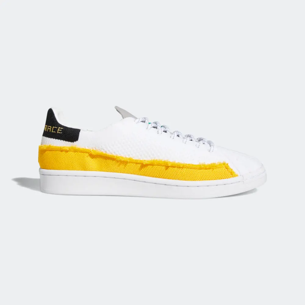 Alternative view of Giày Adidas Pharrell x Superstar 'Patchwork - White' FY2294