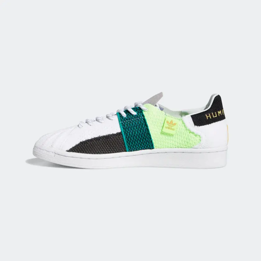 Giày Adidas Pharrell x Superstar 'Patchwork - White' FY2294 - Ảnh 7