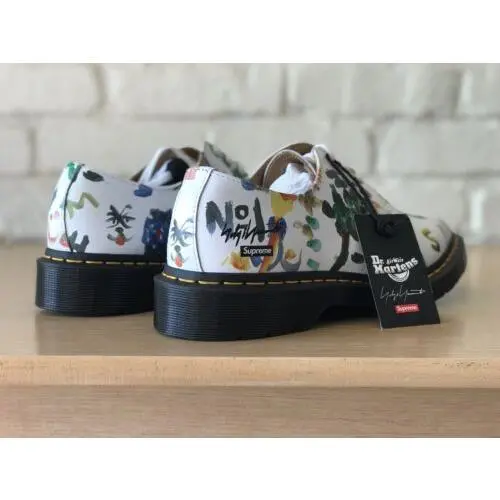 Giày Dr Martens 1461 'Supreme Yohji Yamamoto White' 34943 - Ảnh 4