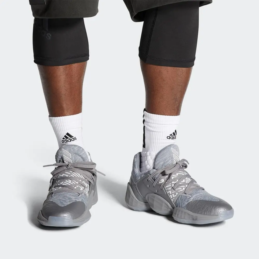 Alternative view of Giày Adidas Harden Vol. 4 'Grey' EH2412