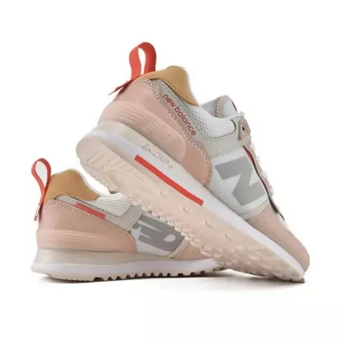 Giày New Balance Wmns 574 Lifestyle Pink White WL574ISE - Ảnh 8