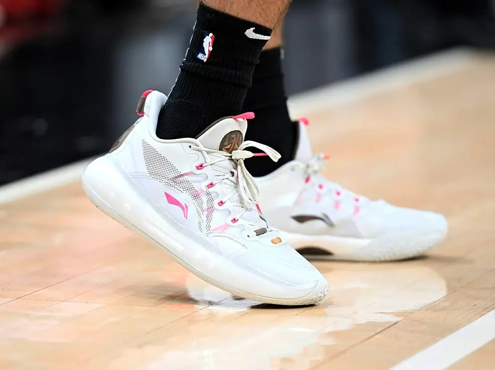 Alternative view of Giày LI-NING YU SHUAI XIV 14 LOW CREAM WHITE ABAR123-19